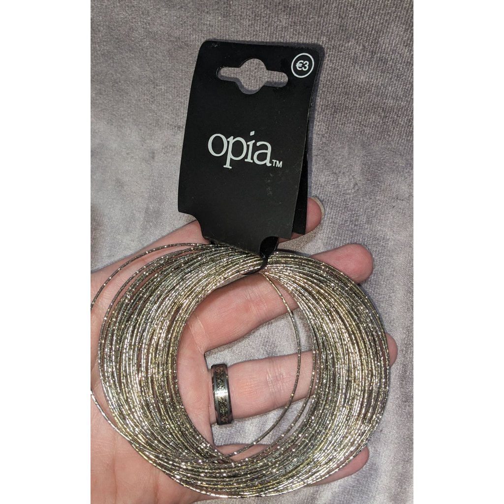 Opia Mulitlayer Sparkly Silver Bracelet